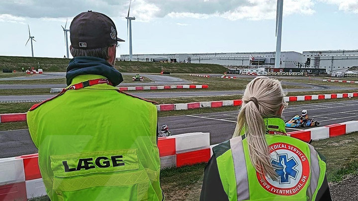 Sundhedsfagligt personale ved motorsport events